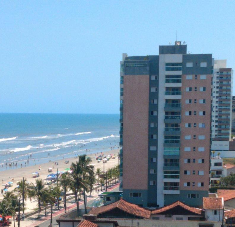 Apartamento Temporada Pe Na Areia Mongaguá Eksteriør bilde