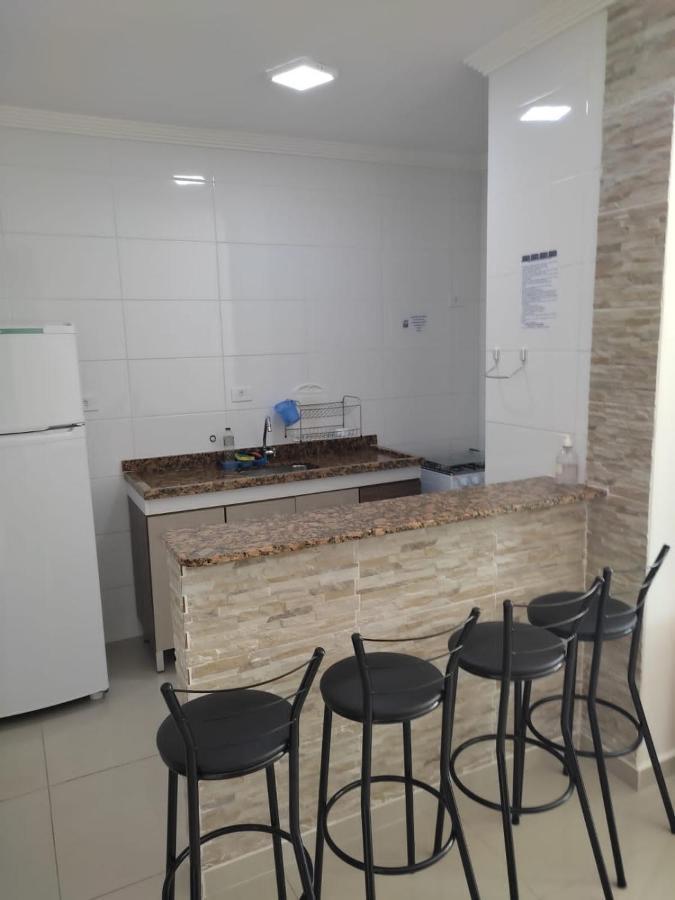 Apartamento Temporada Pe Na Areia Mongaguá Eksteriør bilde